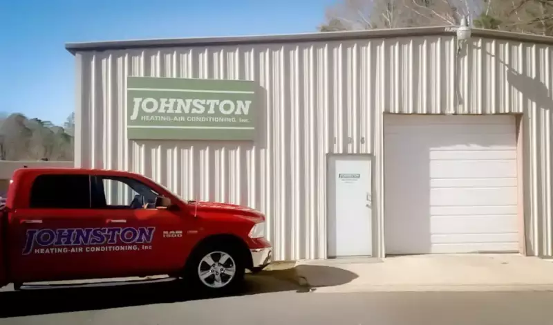 The headquarters of Johnston Heat & Air in Hot Springs Village, Arkansas